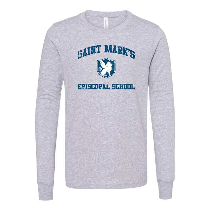 Saint Mark's Classic Long Sleeve Heather Youth Tee