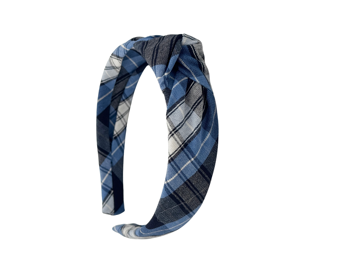 Plaid Knotted Headband
