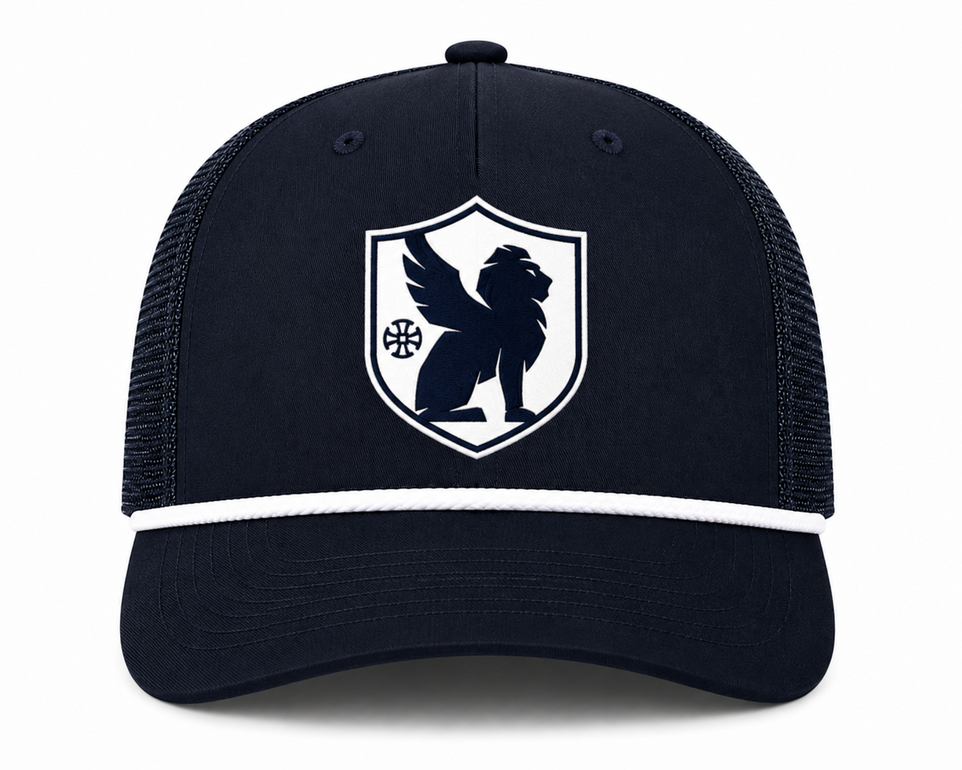 Lion Crest Rope Trucker Hat
