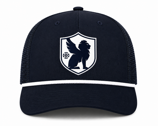 Lion Crest Rope Trucker Hat