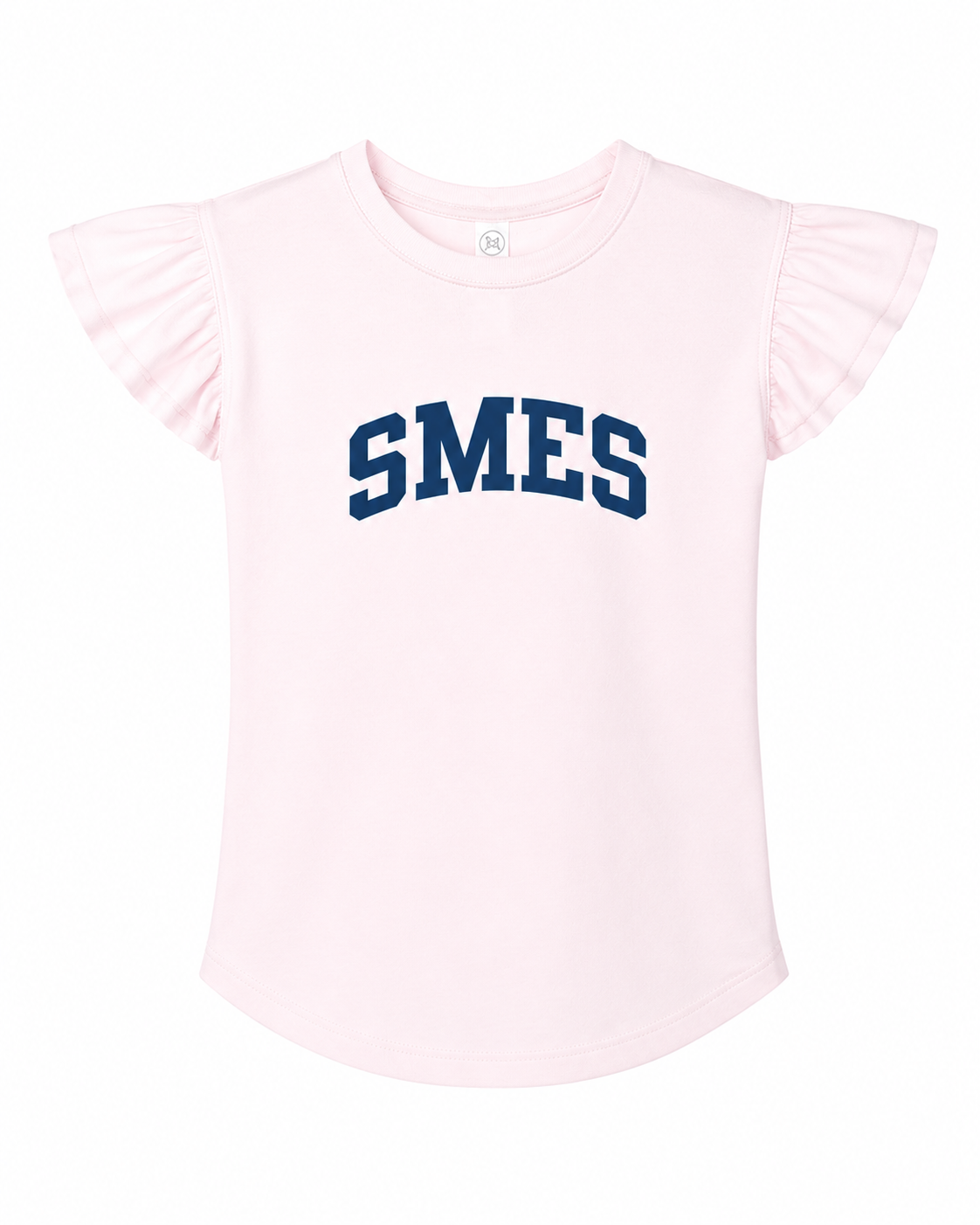 SMES Collegiate Girls Flutter Sleeve Toddler Tee