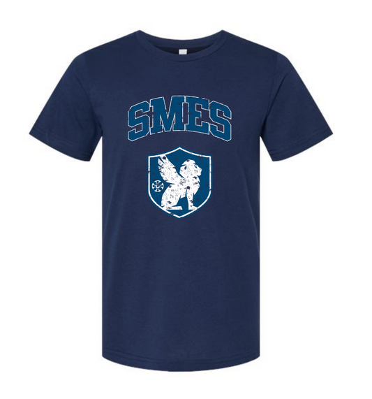 Lion Crest Adult Tee Navy