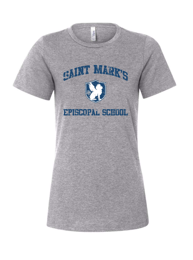 Saint Mark's Classic Women's Tee Grey