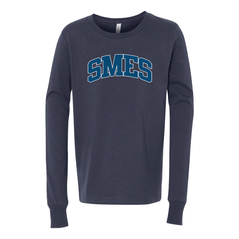 SMES Collegiate Long Sleeve Youth Tee