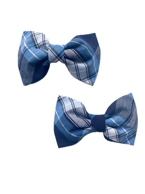 Plaid Hair Bow Set